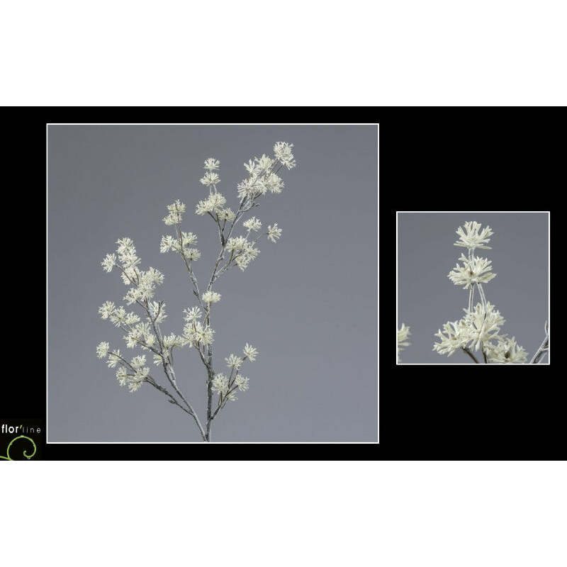 Branche artificielle d'érica - Collection Pastel CREME hauteur 62 cm - NO3