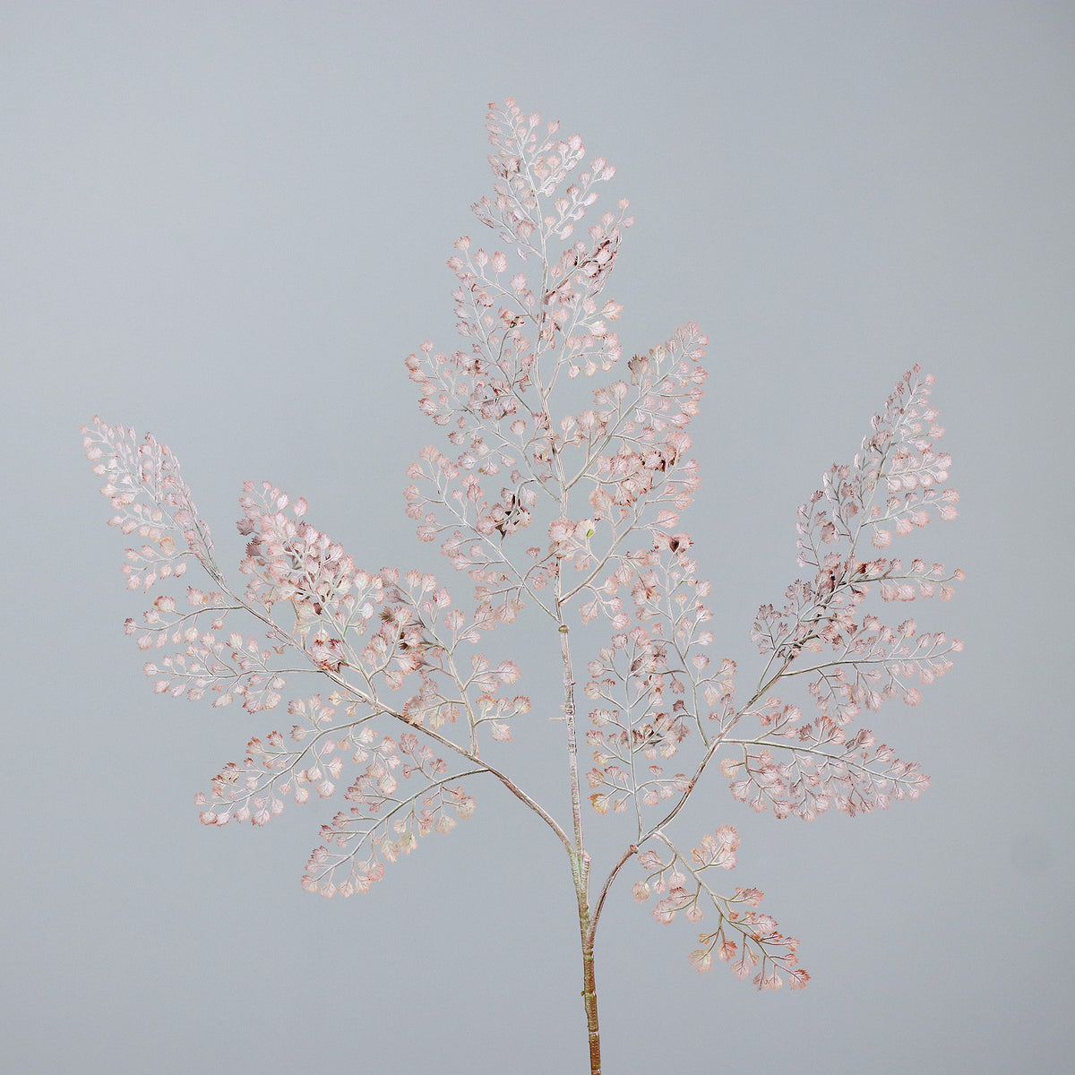 Branche de fougère artificielle aubergine - H.68 cm – 3 branches au feuillage délicat - Q3