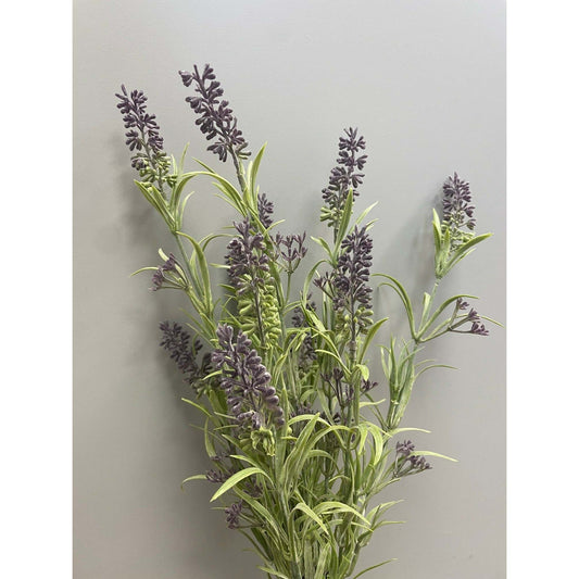 Plante artificielle Lavande en piquet - bouquet fleuri - H.45cm R1