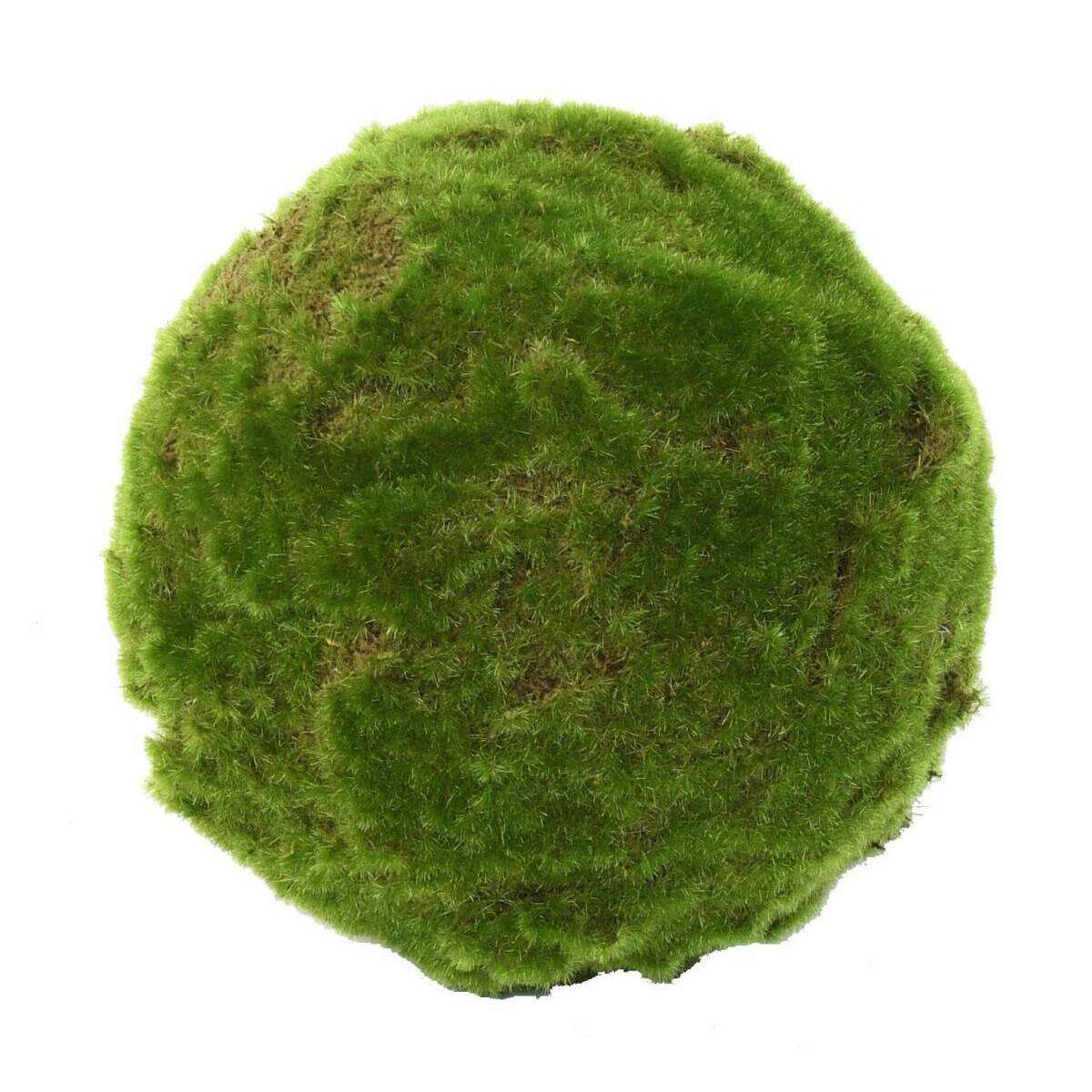 Boule de mousse artificielle - décoration d'intérieur - H.23cm vert ETG MEZZA