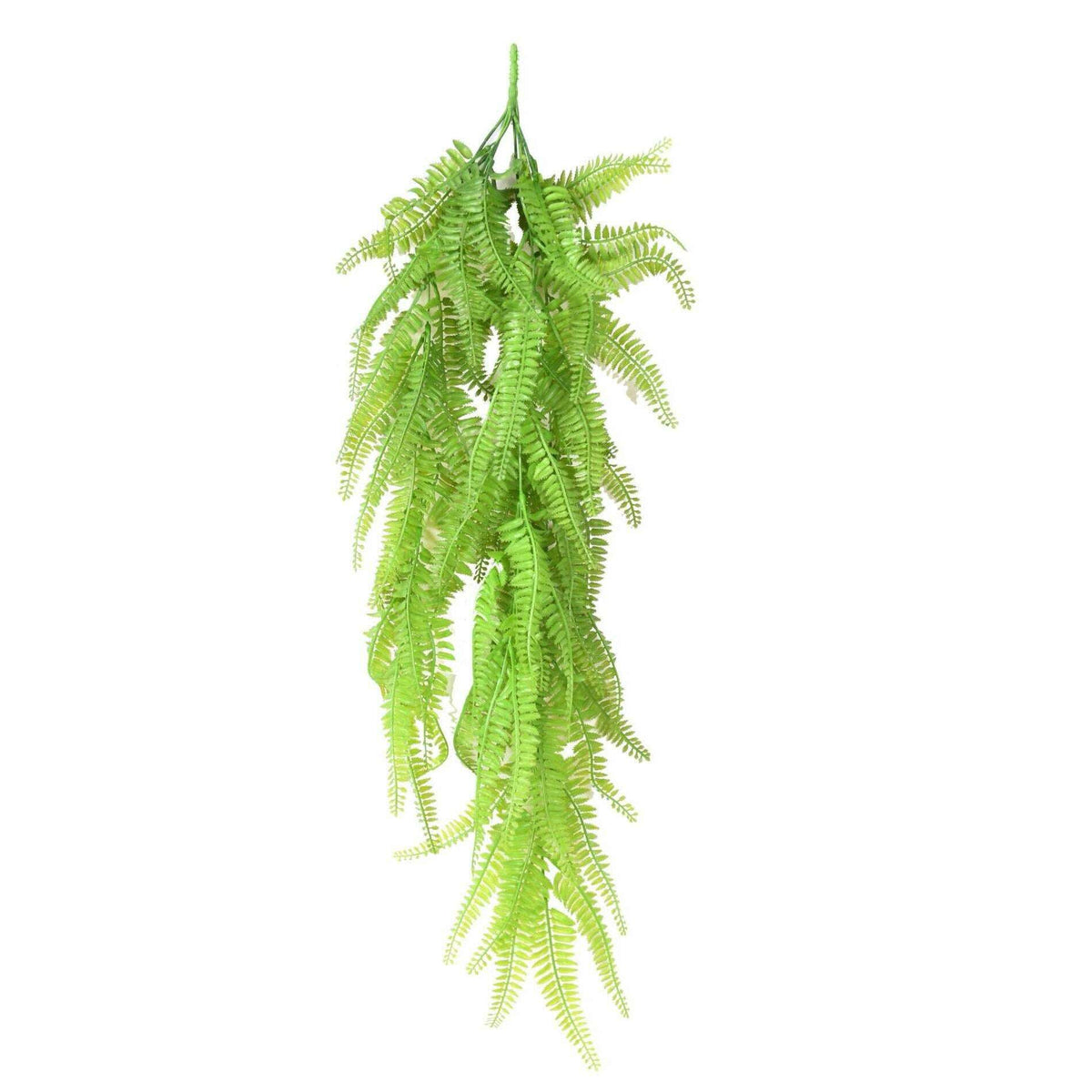 Chute artificielle Fougère fine en piquet - plante d'intérieur - H.85cm vert F5