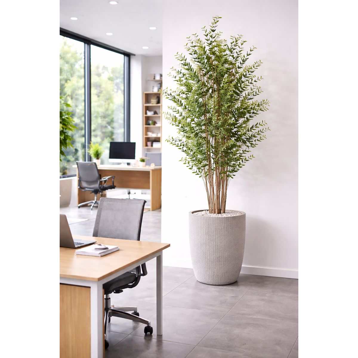 Arbre artificiel Eucalyptus artificiel mini buisson – H.180 cm – Vert