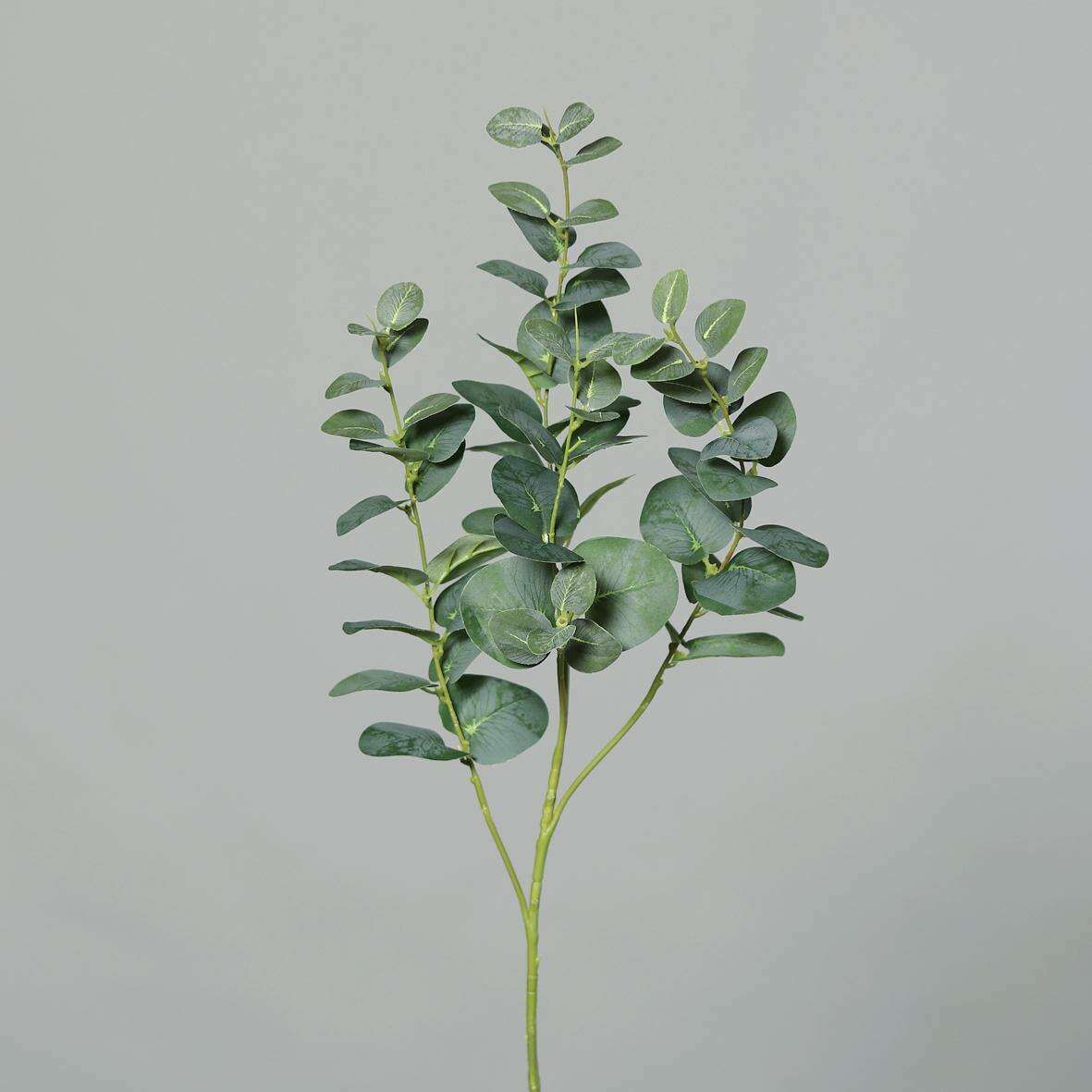 Feuillage artificiel Branche Eucalyptus - composition florale - H.92cm vert - Q1
