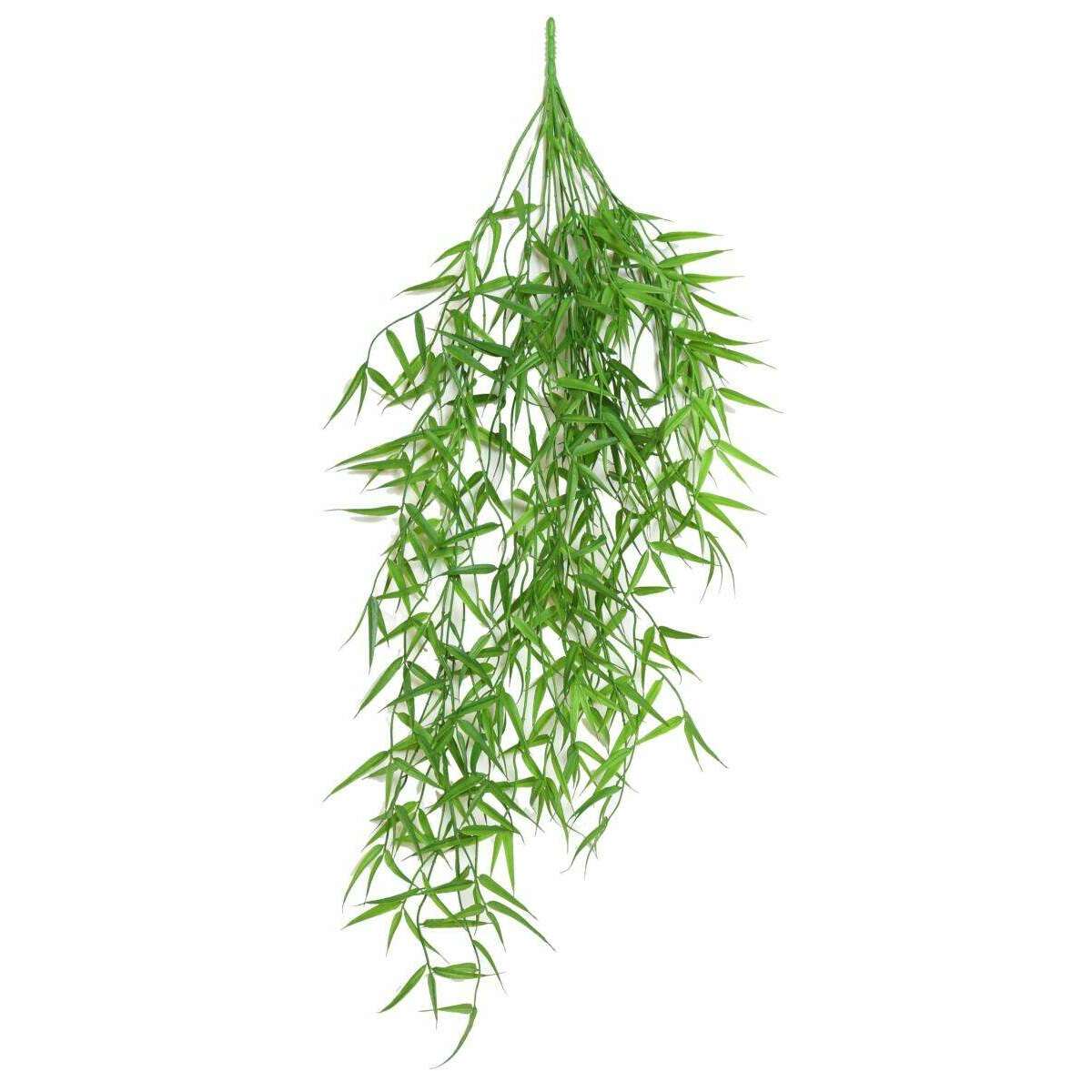 Feuillage artificiel mini chute de bambou - intérieur extérieur - H.90cm vert B2