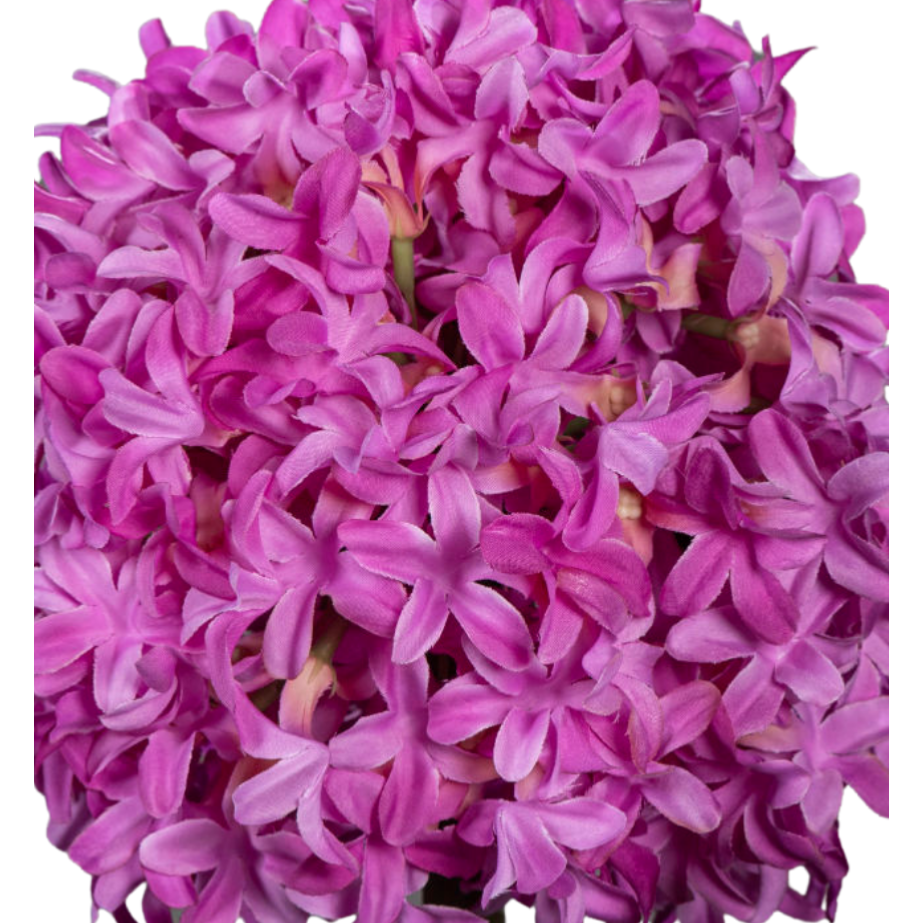 Fleur artificielle Allium tige d'ail d'ornement - composition bouquet - H.79cm fuchsia R4