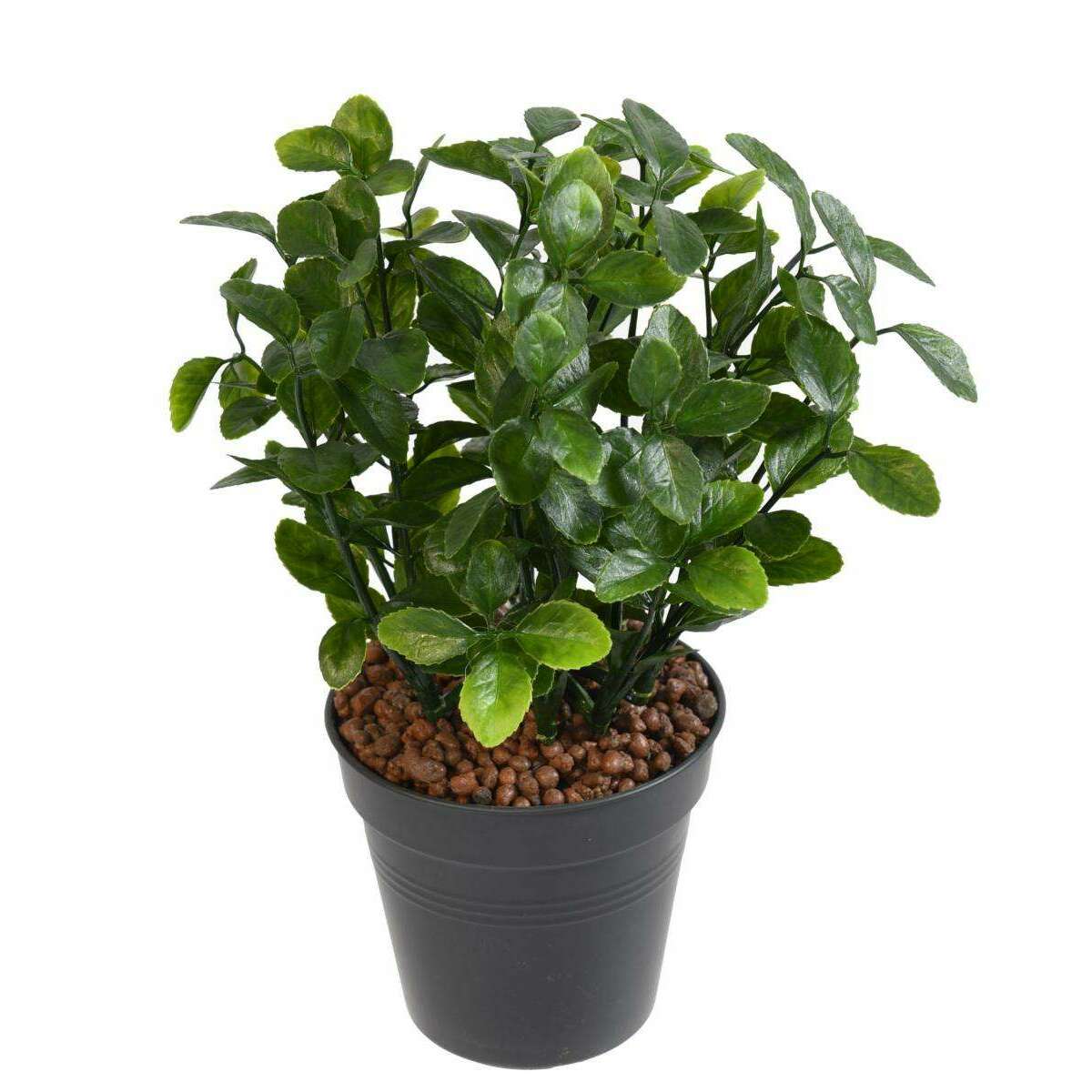 Plante artificielle Berbéris en piquet - intérieur extérieur - H.28cm vert - C3