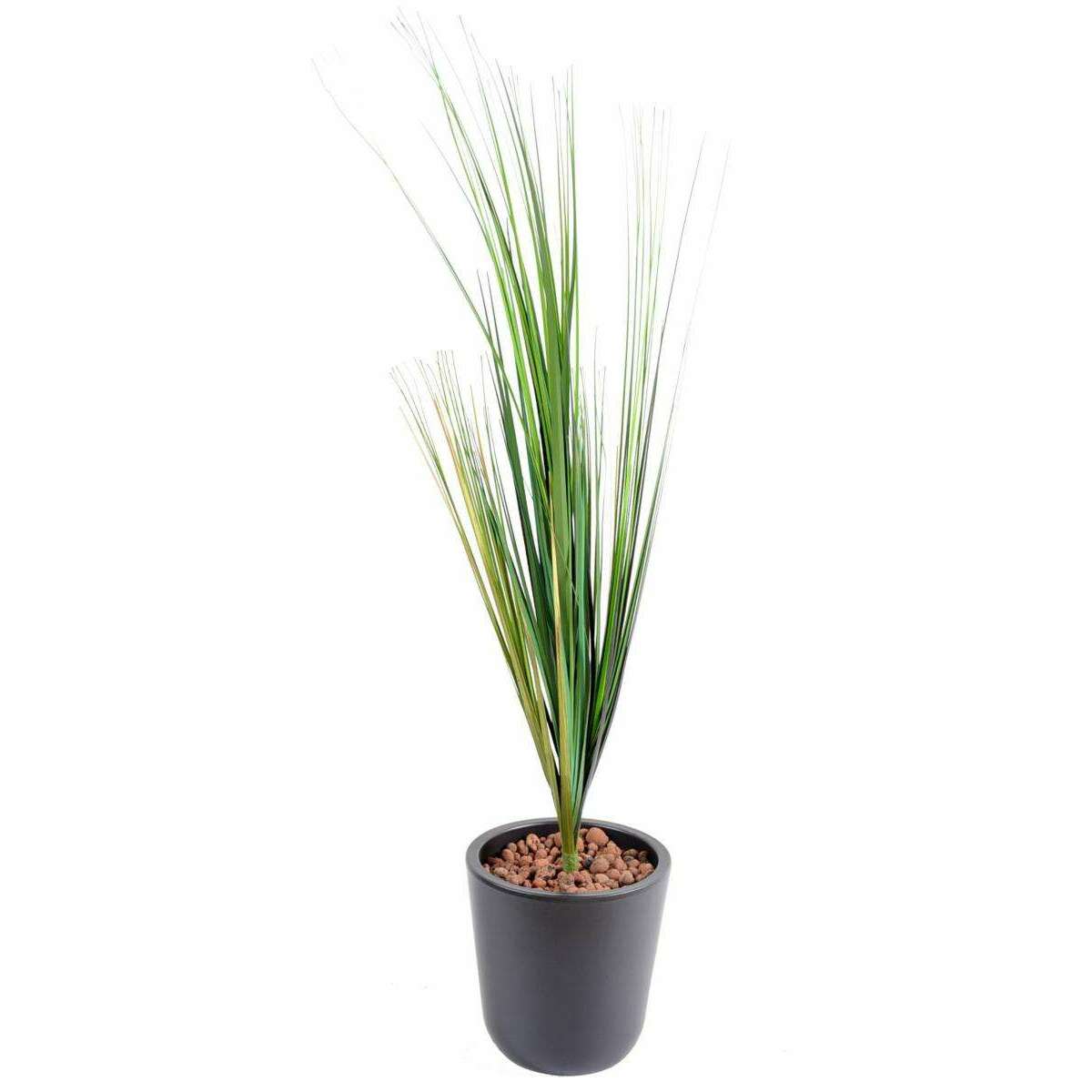 Plante artificielle Herbe Onion Grass en piquet haut - plante pour intérieur - H. 75cm H2