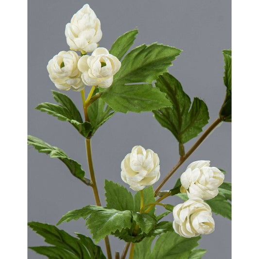 Tige artificielle Houblon – composition florale - H.78cm crème R2