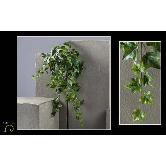 chute d hedera 107 feuilles en artificielle - décoration d'intérieur - H.60 cm - vert - S1