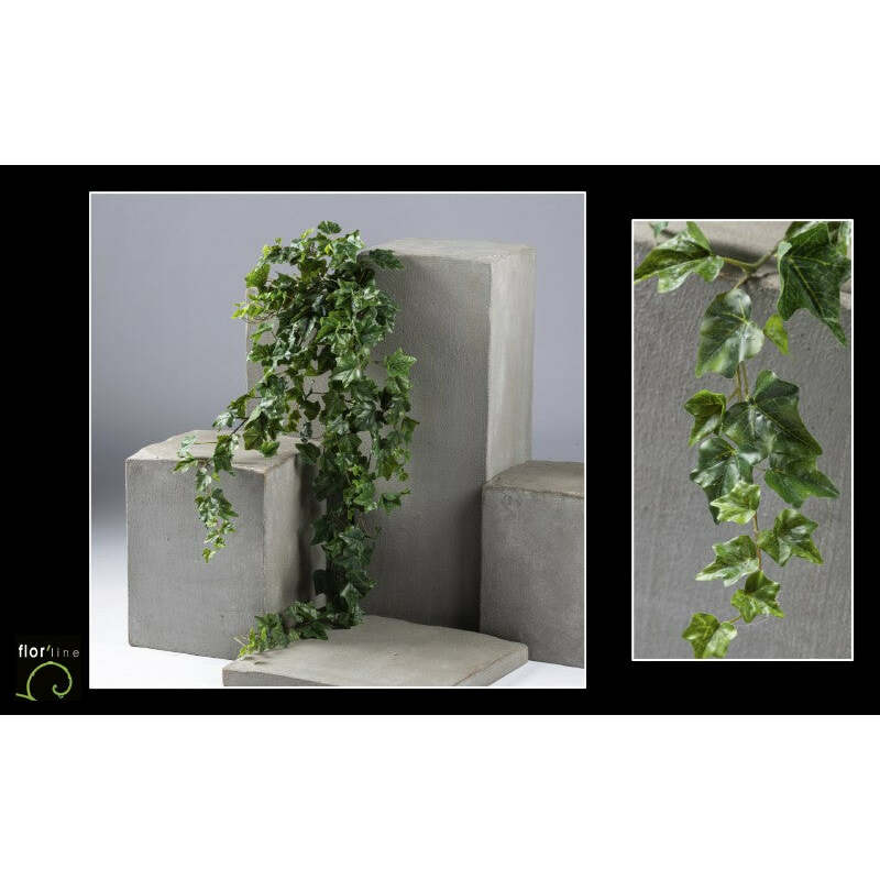 Feuillage artificiel chute d'hedera 230 feuilles- décoration d'intérieur - H.130cm vert - P4