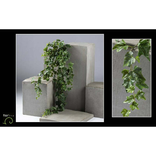 Feuillage artificiel chute d'hedera 230 feuilles- décoration d'intérieur - H.130cm vert - P4