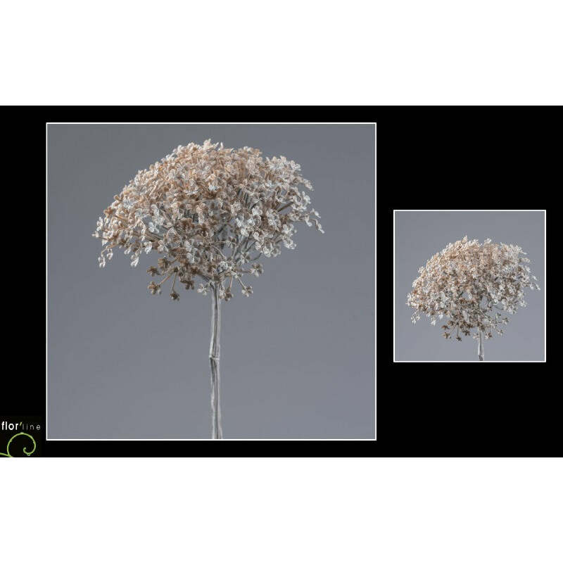 Branche artificielle  de Sedum - Collection Pastel beige hauteur 62 cm - NO2
