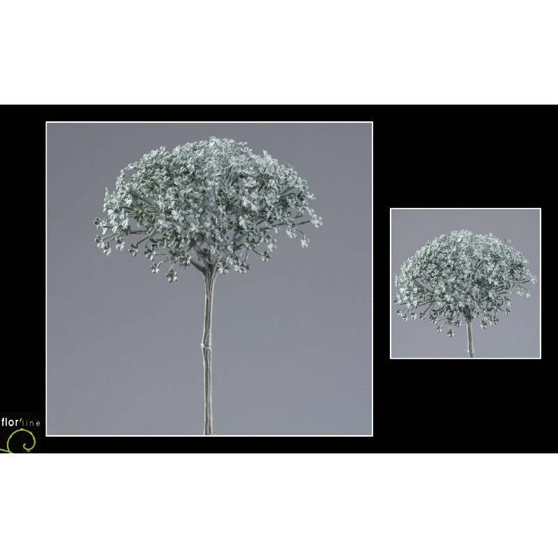 Branche artificielle  de Sedum - Collection Pastel AZUR hauteur 62 cm - NO2