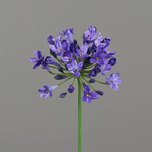 Fleur artificielle tige d'Agapanthe - composition bouquet - H.75cm - Lavande - R3