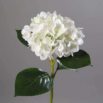 Fleur artificielle Hortensia - création bouquet composition - H.67cm blanc - Q2