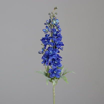 Fleur artificielle Delphinium bleu - composition bouquet - H.82cm - MAG