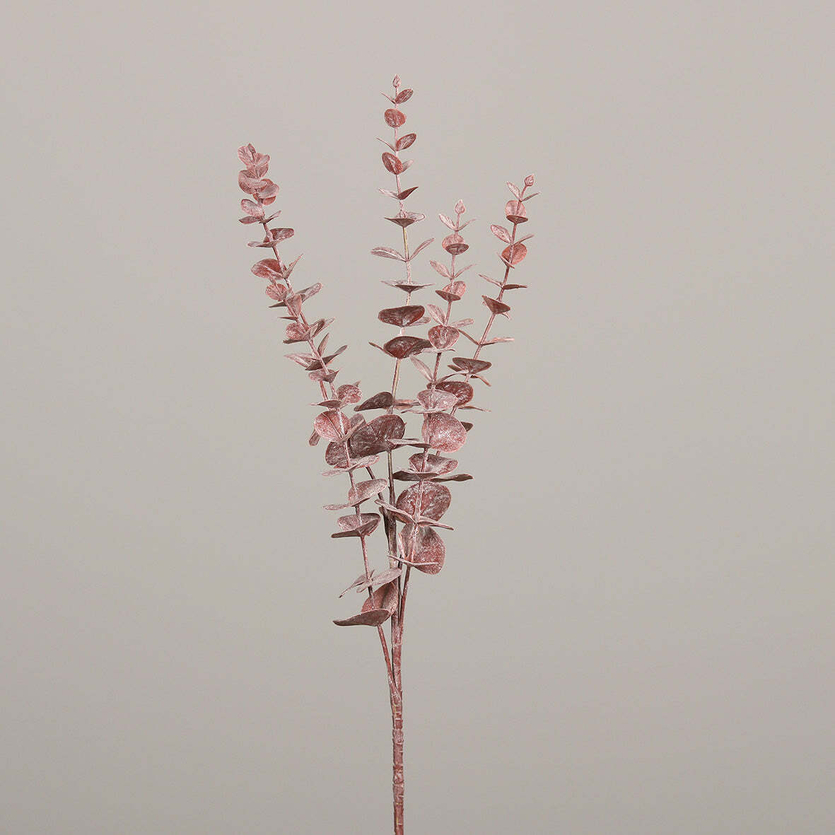 Eucalyptus artificiel - création de bouquet - H.73cm pourpre - S3