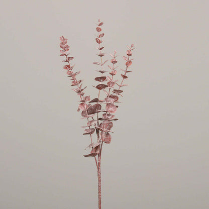 Eucalyptus artificiel - création de bouquet - H.73cm pourpre - S3