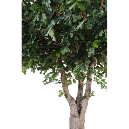 Arbre artificiel forestier Chêne - plante d'intérieur - H.350cm feuillage vert