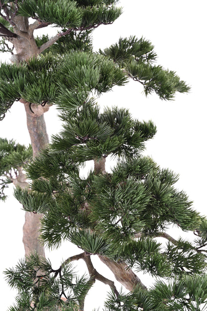 Bonsaï Pin des Alpes artificiel 160 cm – Une sculpture végétale au style zen et contemporain