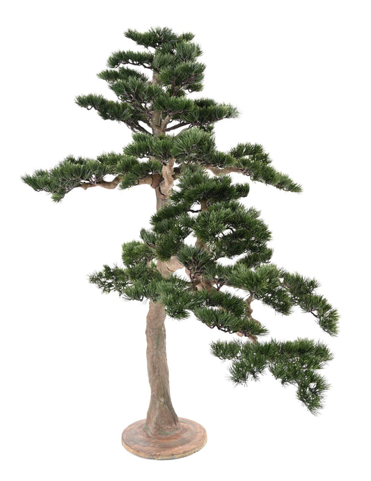 Bonsaï Pin des Alpes artificiel 160 cm – Une sculpture végétale au style zen et contemporain