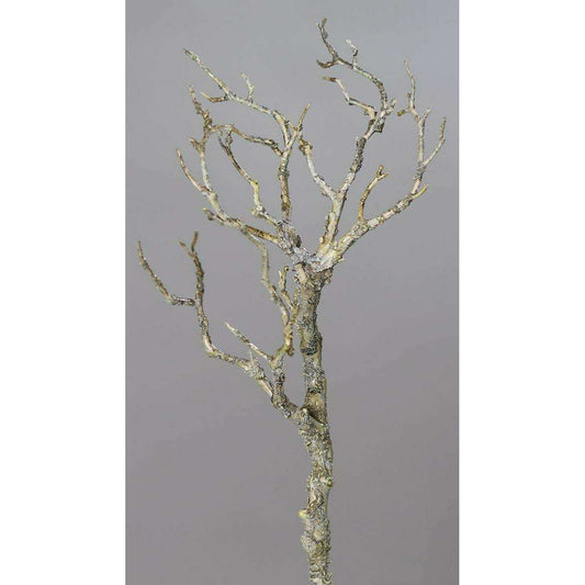 Branche artificielle bois avec mousse et lichen - décoration d'intérieur - H.40cm Q3