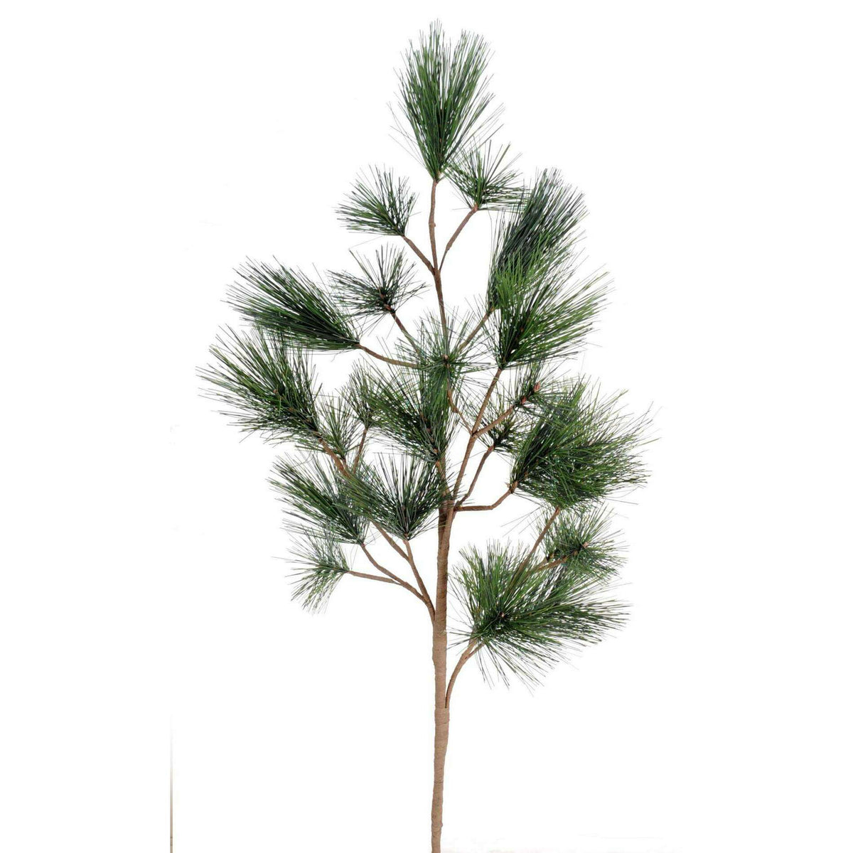 Branche artificielle de pin spray - décoration d'intérieur - H.80cm vert chariot noel