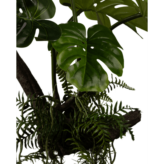 Branche artificielle Epiphyte à suspendre - suspension végétale - H.140cm - Z4