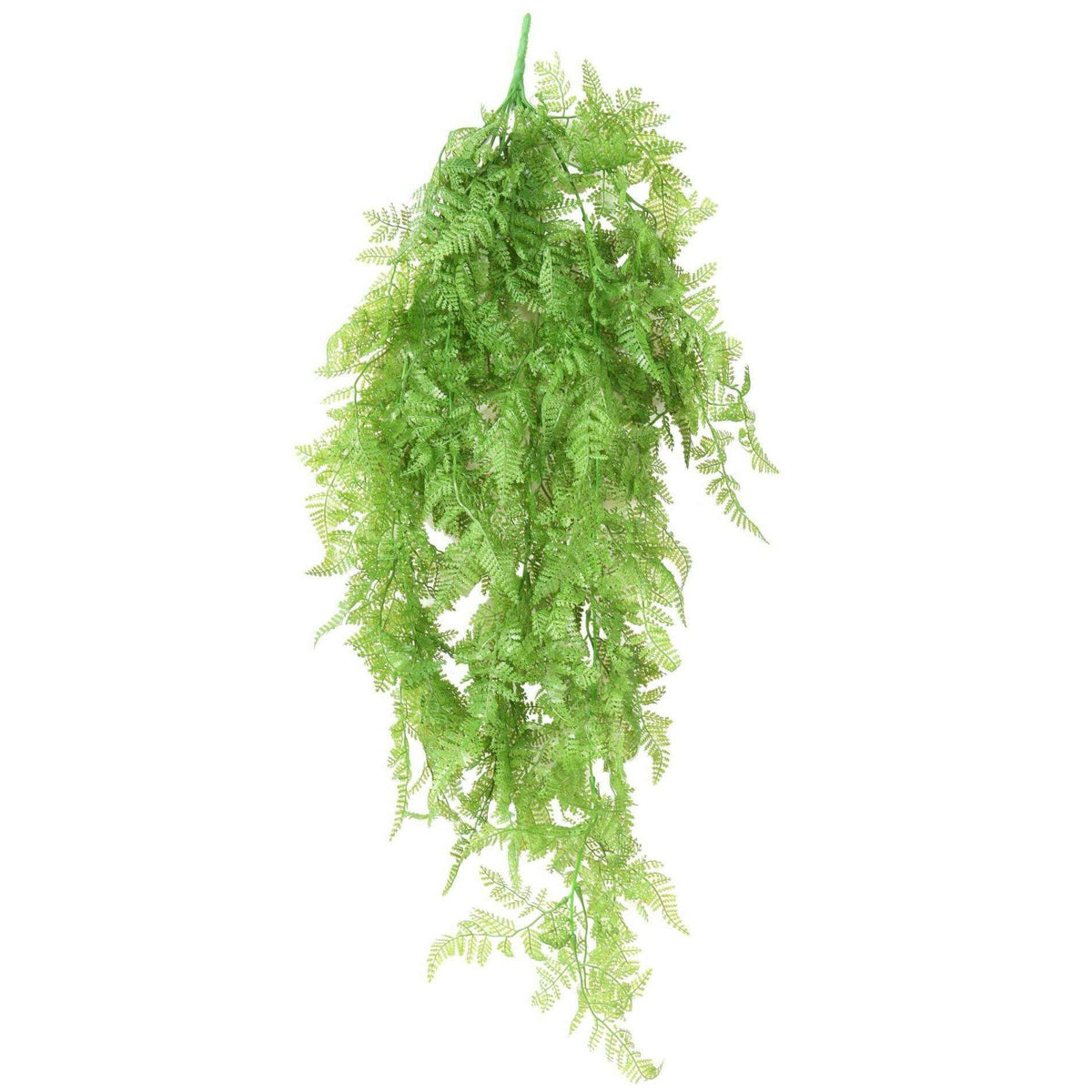 Chute artificielle Fougère en piquet - plante d'intérieur - H.70cm vert - F1