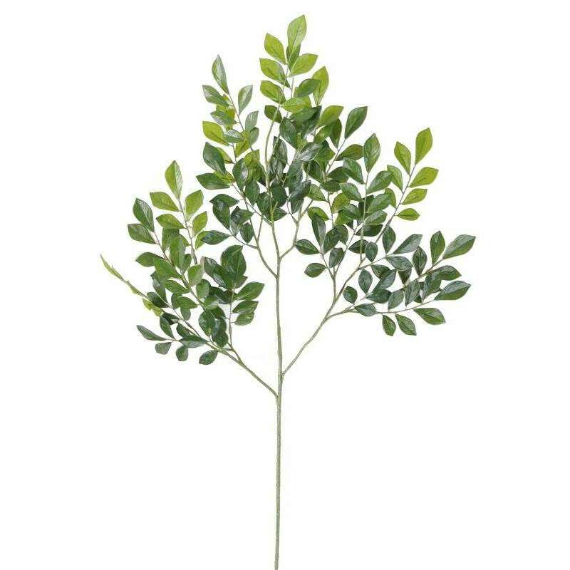 Feuillage artificiel Branche Murraye spray - composition florale - H.70cm vert - B2