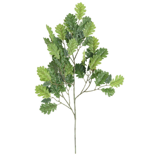 Feuillage artificiel Chêne branche mini spray - décoration d'intérieur - H.60cm vert D3
