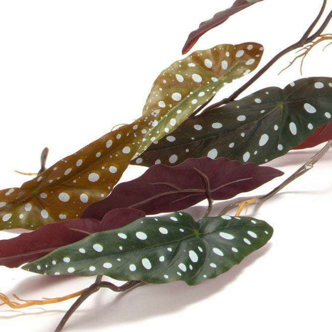 Feuillage artificiel chute de Bégonia Muculata en pot - plante retombante d'intérieur - H.90cm - P2-