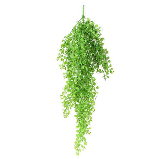 Feuillage artificiel chute de Dicondra mini - plante d'intérieur - H.80cm vert E3