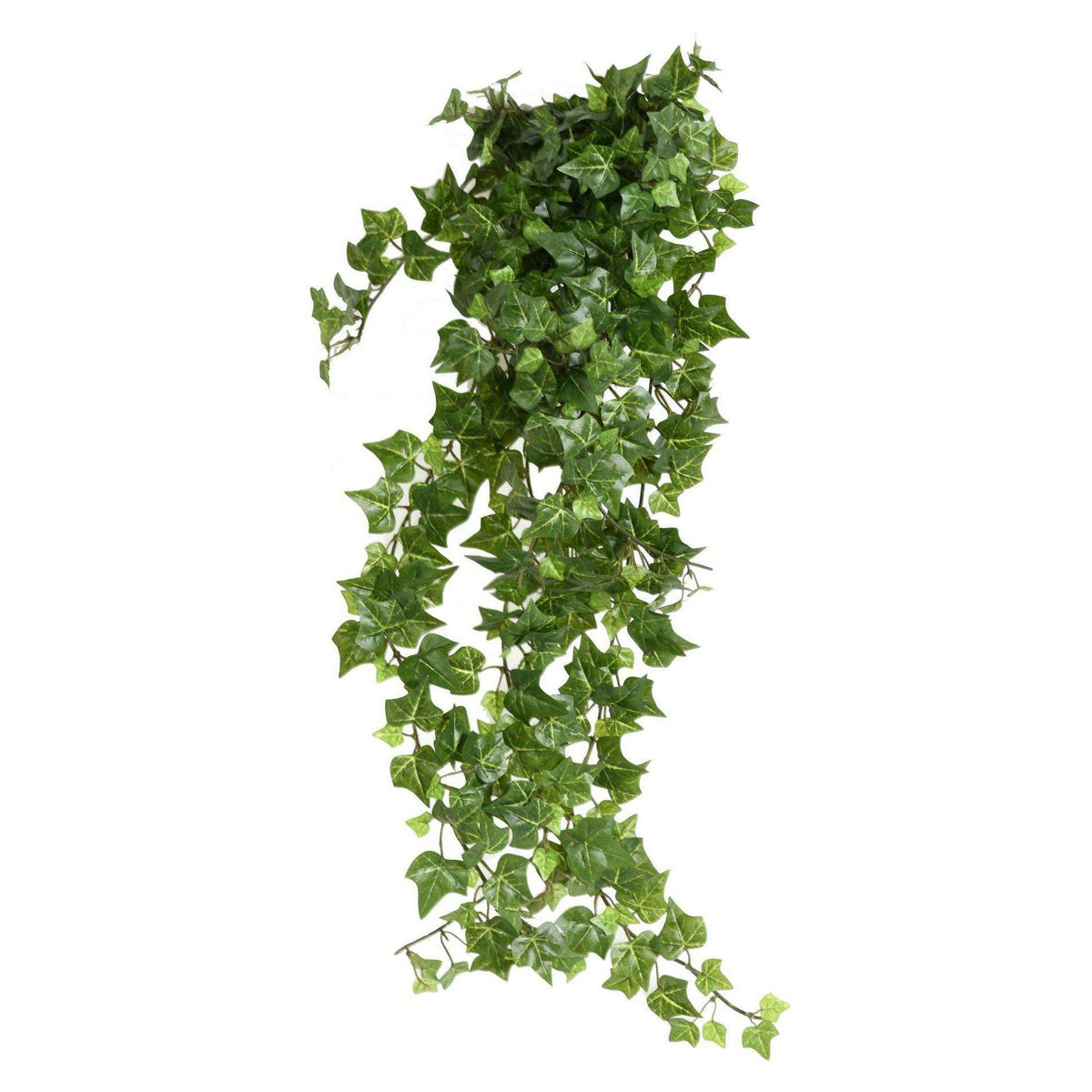 Feuillage artificiel chute de Lierre en piquet - feuilles traitées anti-UV - H.60cm vert-I4