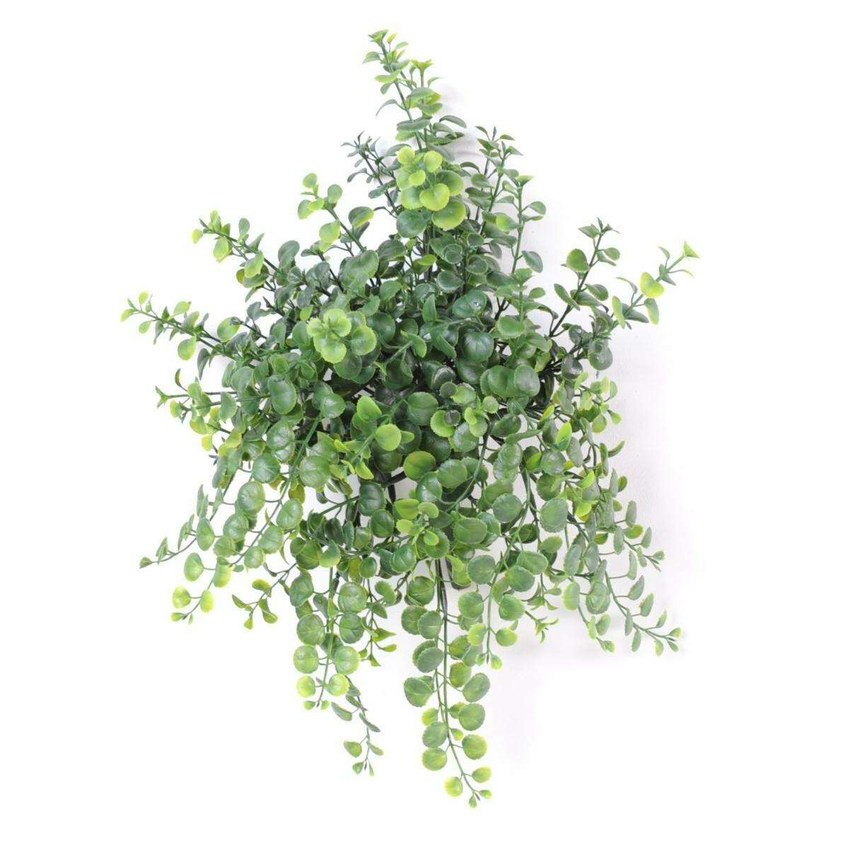 Feuillage artificiel chute de Peperomia - intérieur extérieur - H.40cm vert - L3