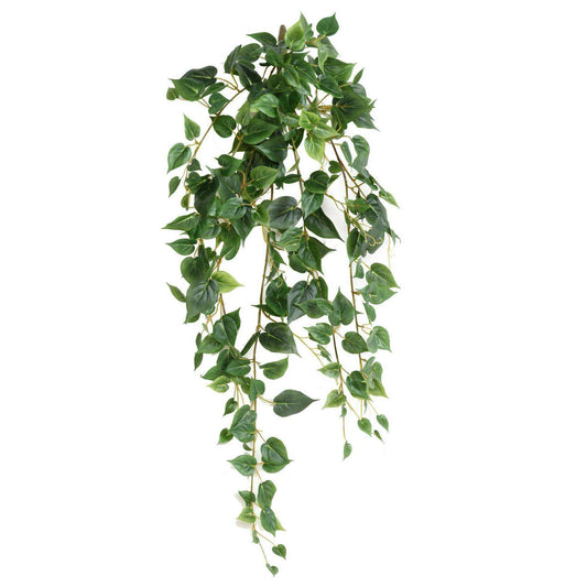 Feuillage artificiel chute de Philo mini - plante pour intérieur - H.80cm vert - K3