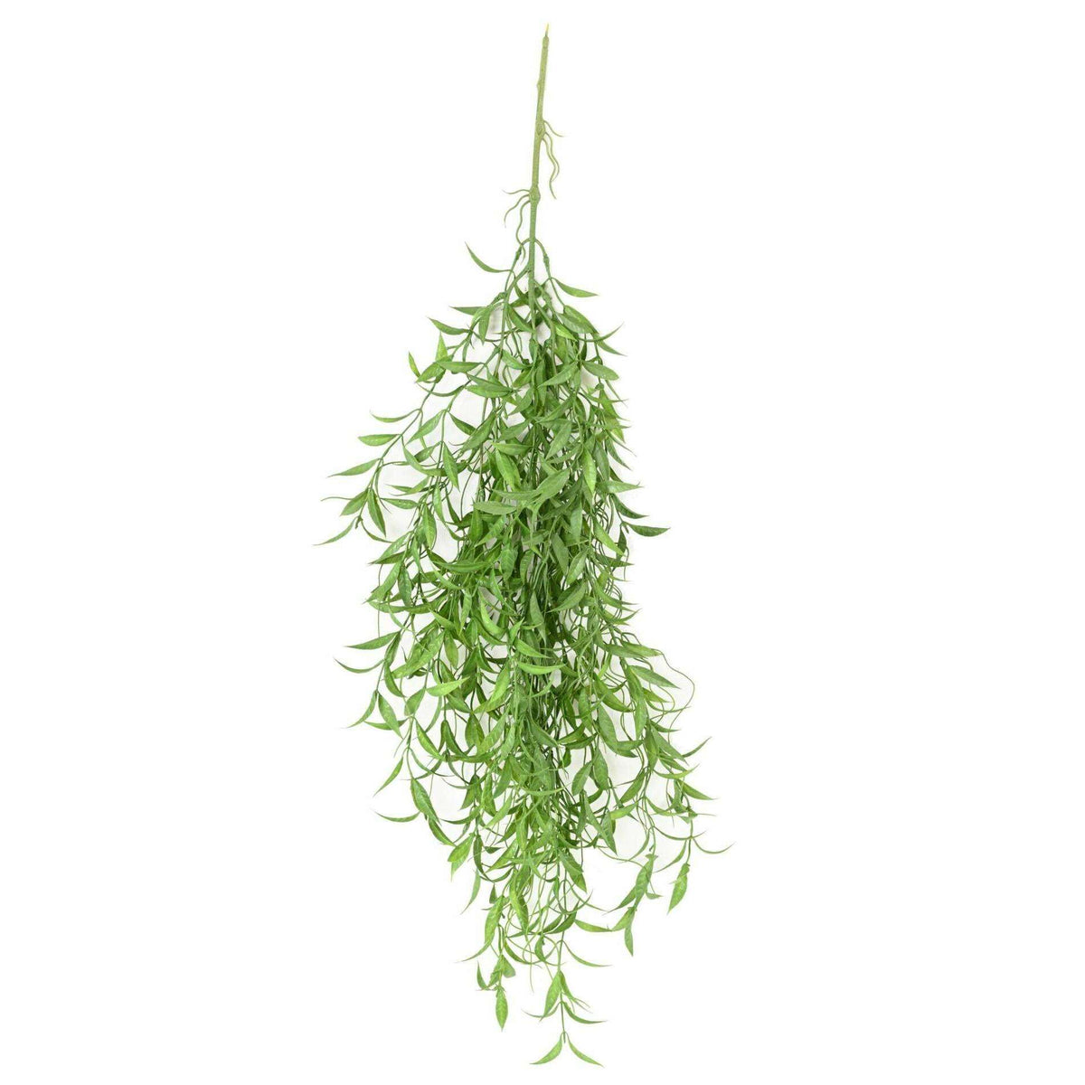 Feuillage artificiel chute de Salix - plante retombante d'intérieur - H.90cm vert N1
