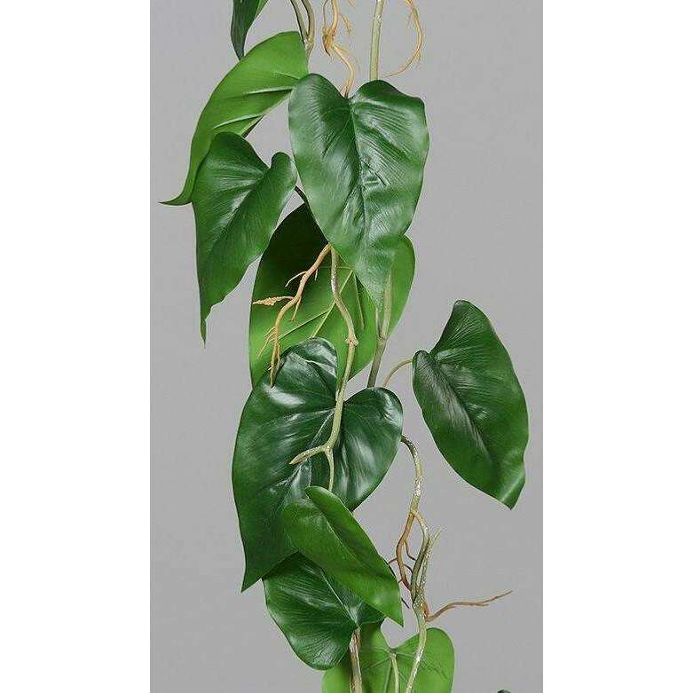 Feuillage artificiel Guirlande Anthurium - plante verte d'intérieur - H.115cm - Q2