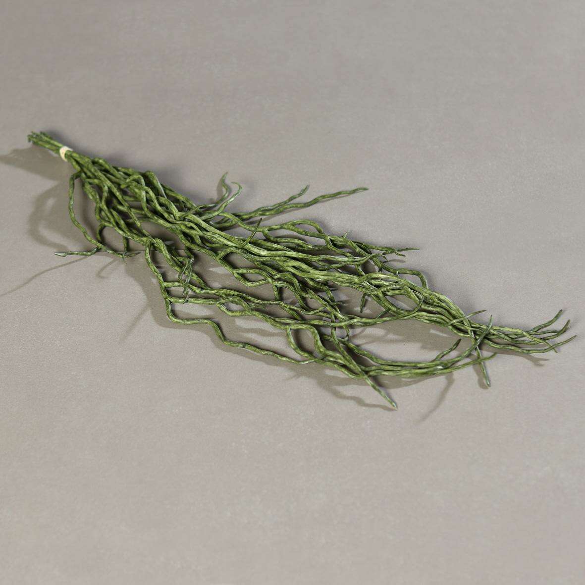 Feuillage artificiel racine aérienne d'orchidée - composition florale - H.48cm-Z3