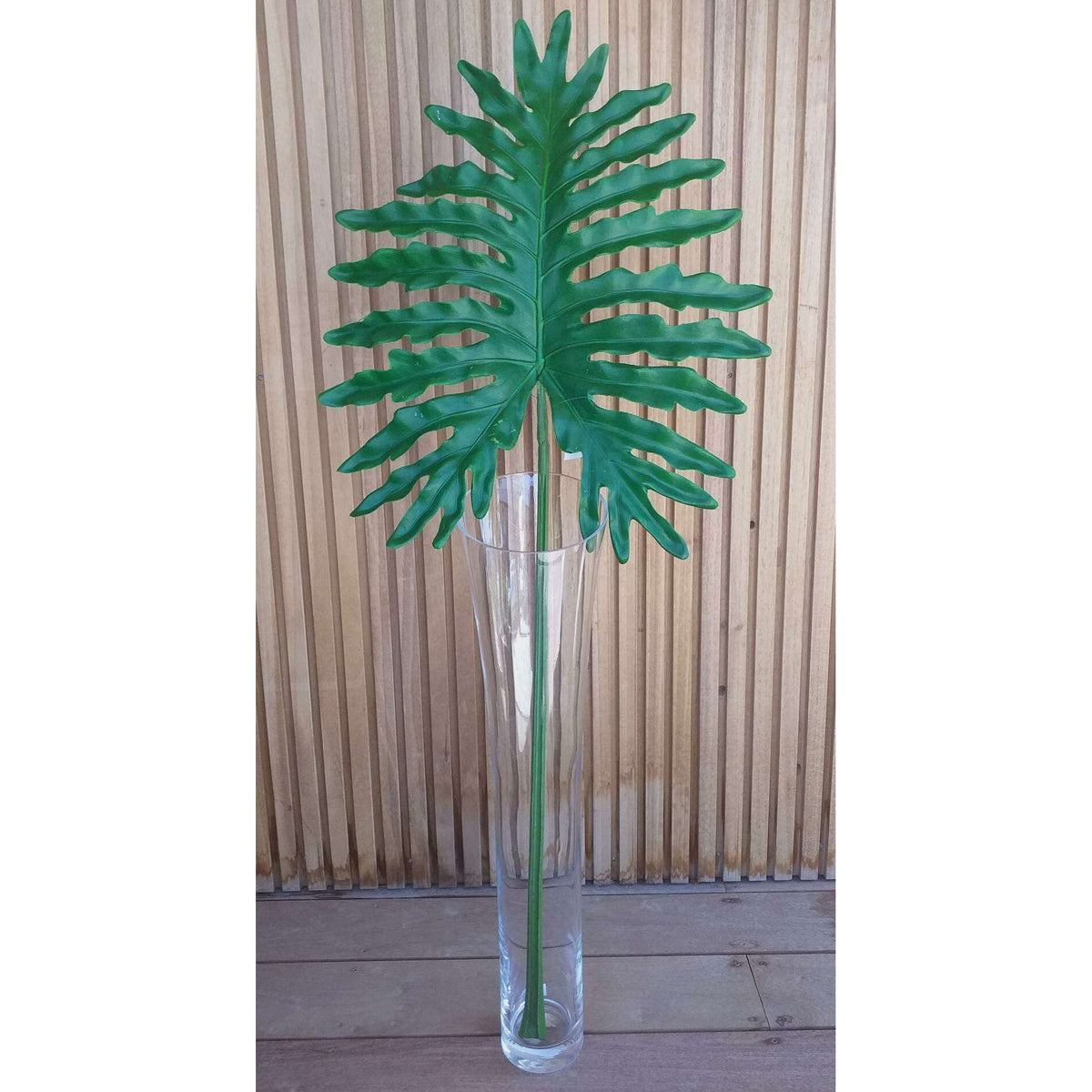 Feuille artificielle de Monstera - décoration d'intérieur - H.117cm vert Z3