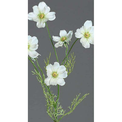 Fleur artificielle Cosmos - composition création florale - H.67cm crème P3