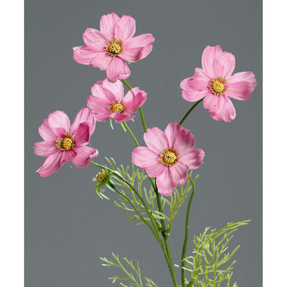 Fleur artificielle Cosmos - composition création florale - H.67cm rose-P3