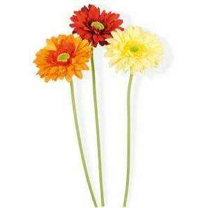 Fleur artificielle Gerbera - composition bouquet artificiel - H.50 cm rouge - S2