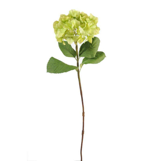 Fleur artificielle Hortensia - création bouquet - H.80cm vert - H4