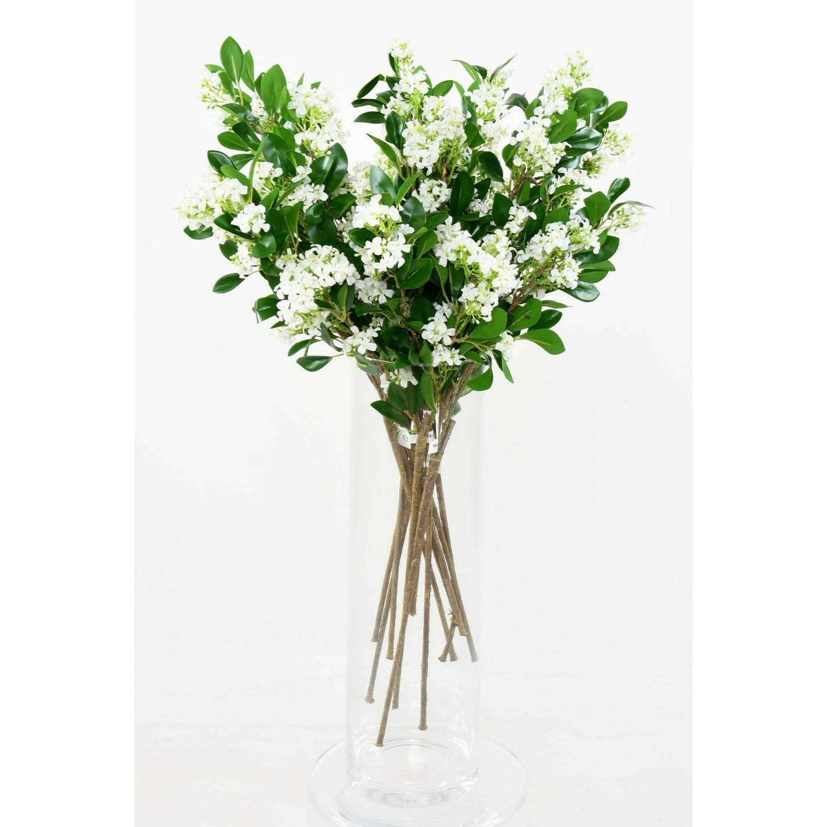 Fleur artificielle Jasmin - composition bouquet - H.70cm blanc-I2