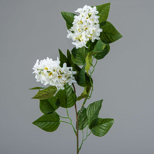 Fleur artificielle Lilas - décoration d'intérieur - H.70cm crème R1