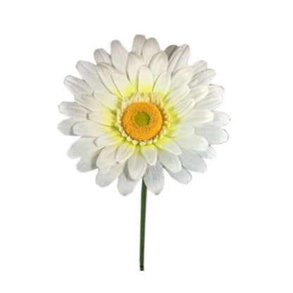 Fleur artificielle Marguerite géante- décoration d'intérieur - H.125cm blanche ETG MEZZA