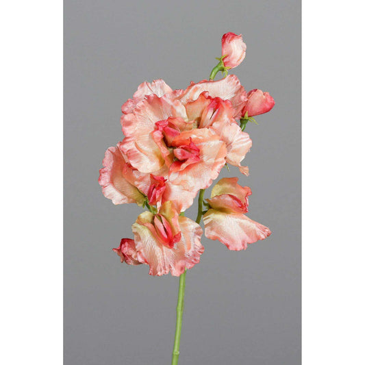 Fleur artificielle Pois de senteur - composition florale - H.46cm rose clair P3