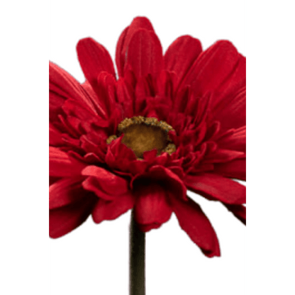 Fleur artificielle tige de Gerbera - composition bouquet - H.64cm rouge R2