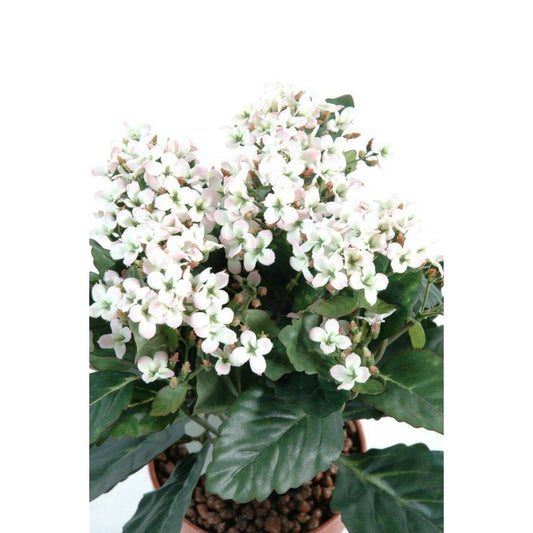 Fleurs artificielles Kalanchoe - plante en piquet - H.25cm rose clair - I2